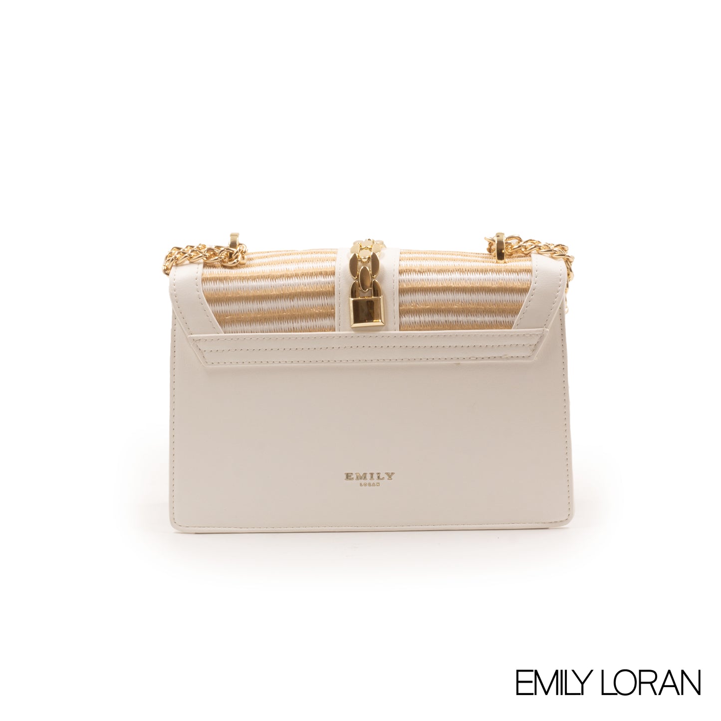 LEATHER CROSSBODY BAG WITH STRAW DETAILS- SMALL
