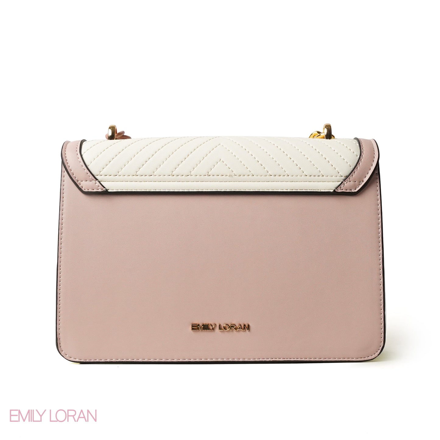 BEIGE CROSS BAG WITH SIMPLE BUFF DETAIL - MED
