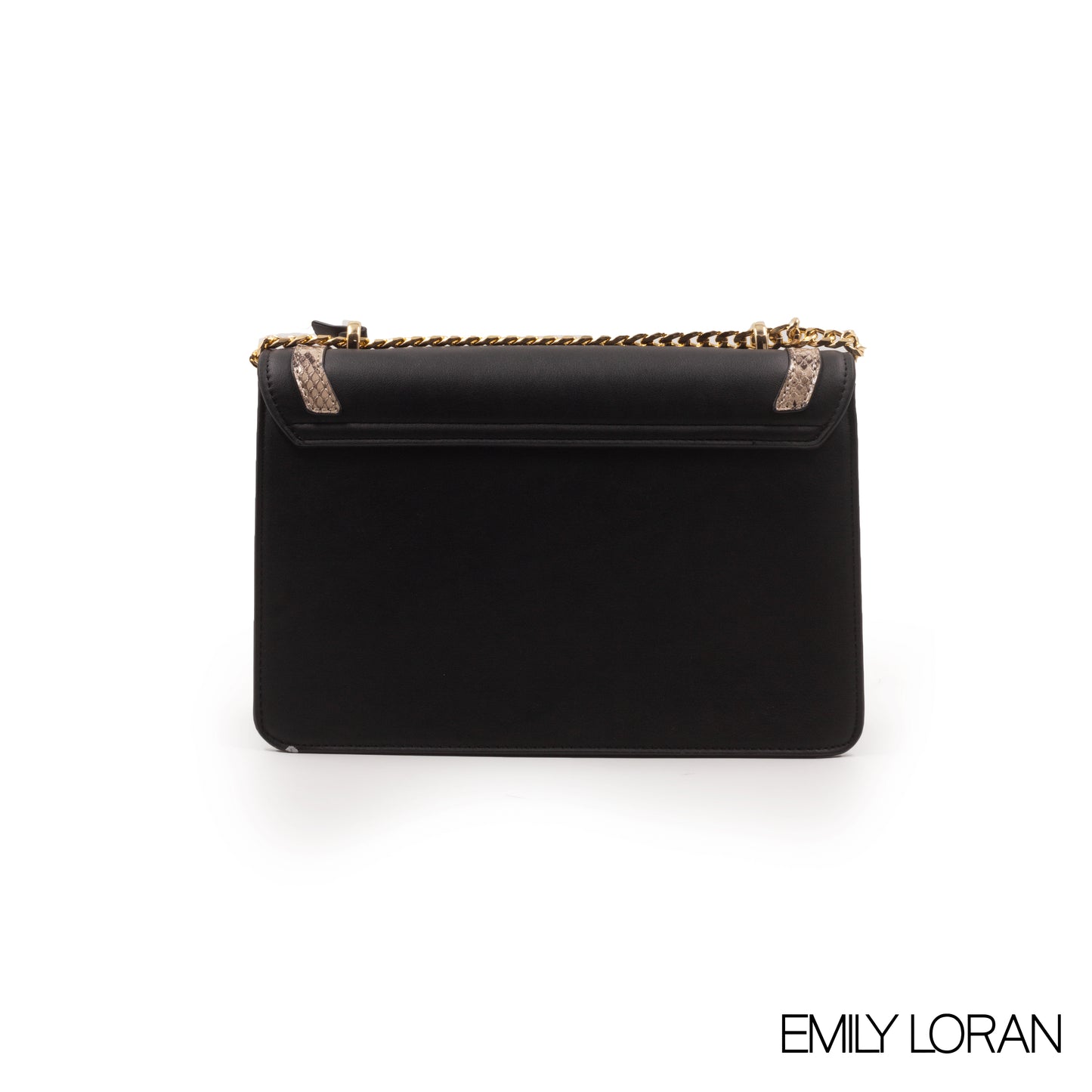 MIXED COLOR CROSSBODY BAG WITH FLAP DETAILS-MED