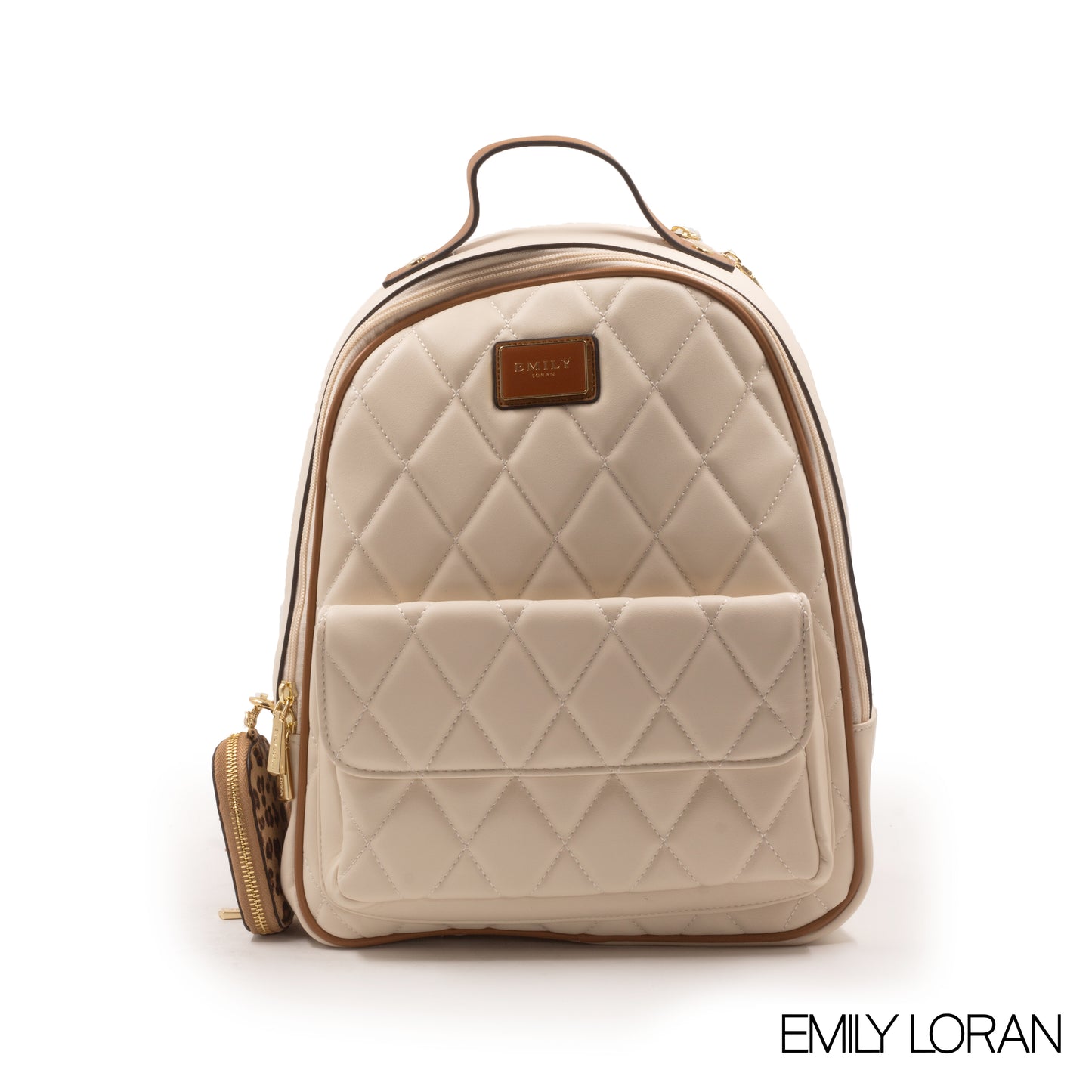 FAUX LEATHER BACKPACK WITH MINI TIGER WALLET