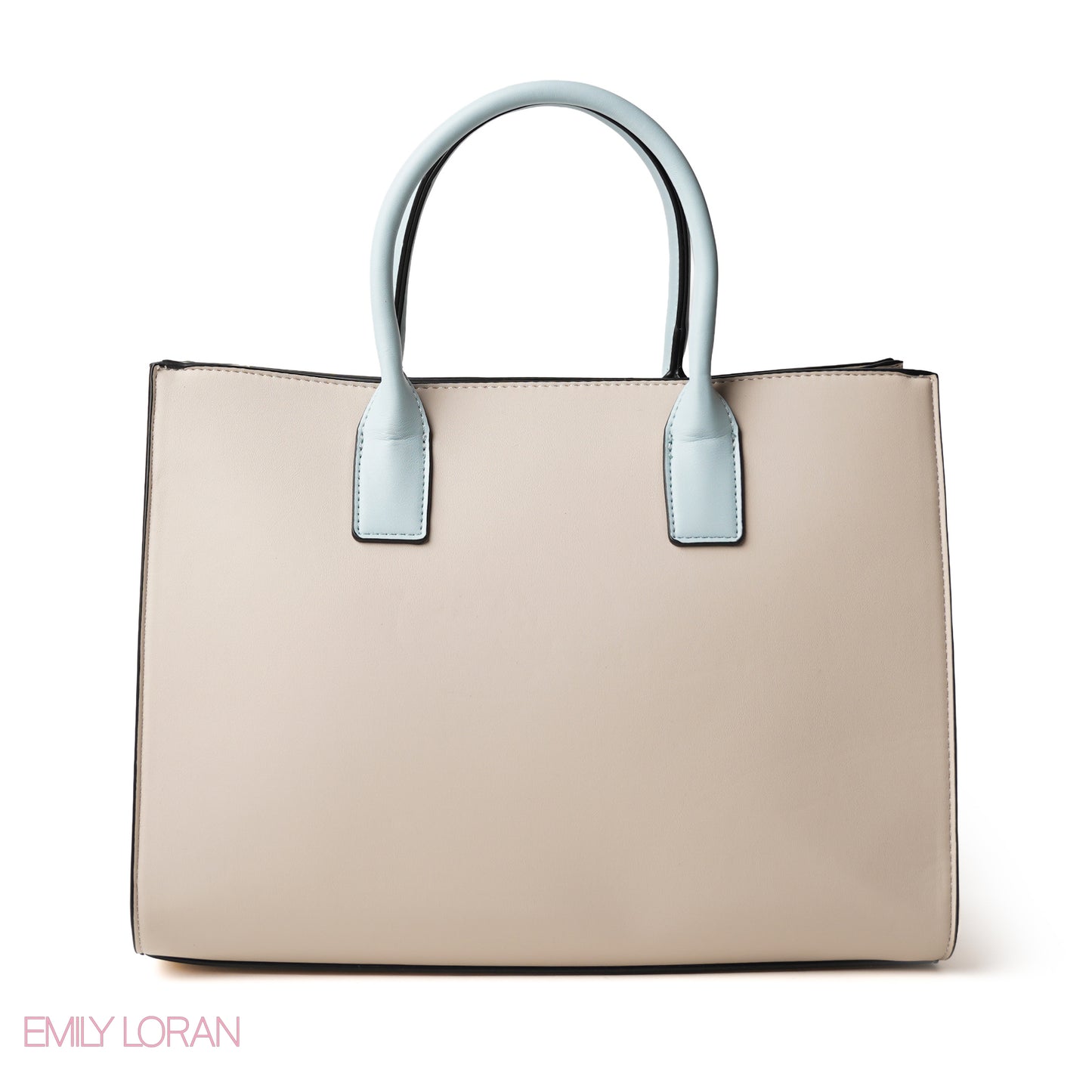 WHITE AND COLOURFUL HANDBAG WITH CROCODILE PRINT - LARGE