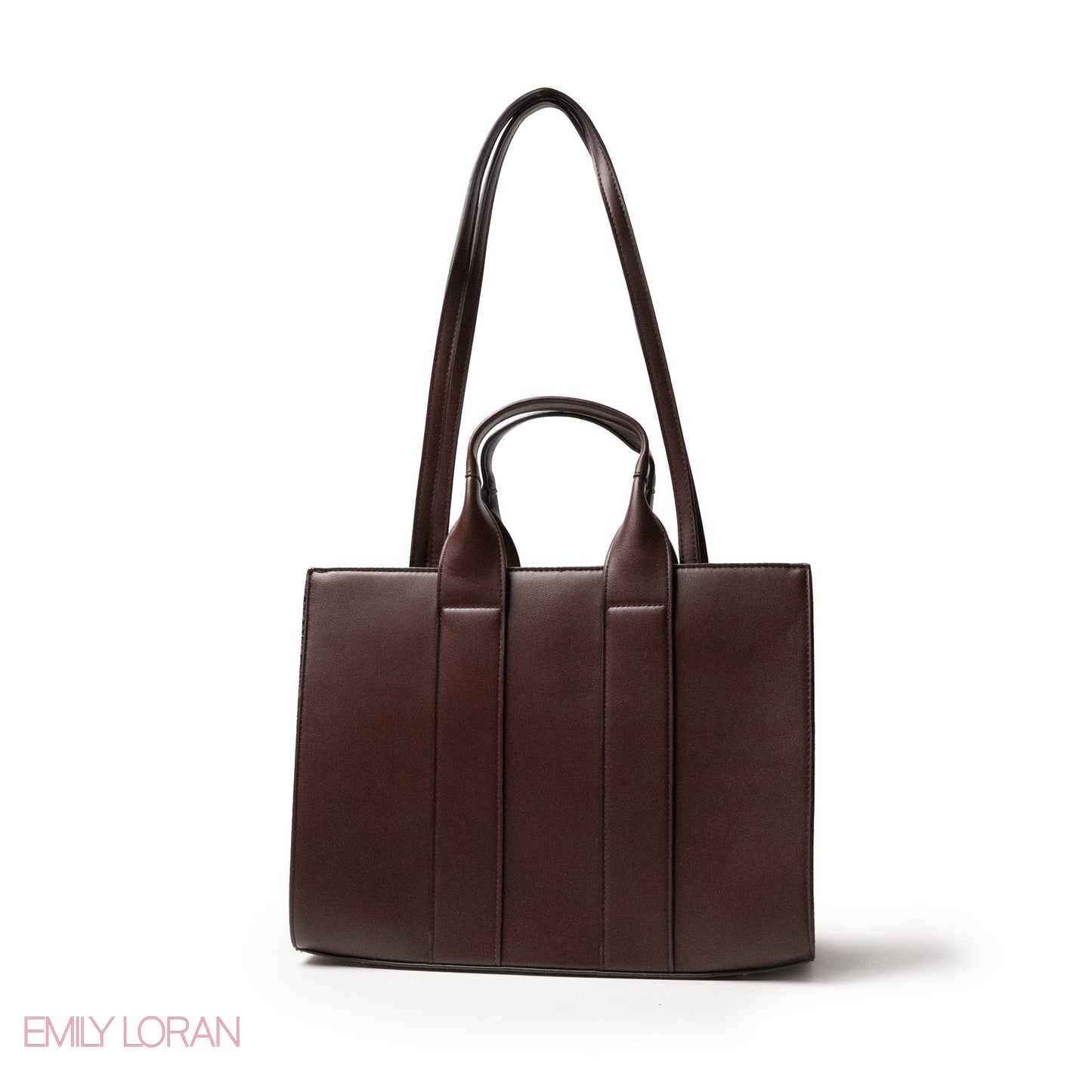 SPECIAL DESIGN LEATHER HANDBAG WITH SCARF - LARGE