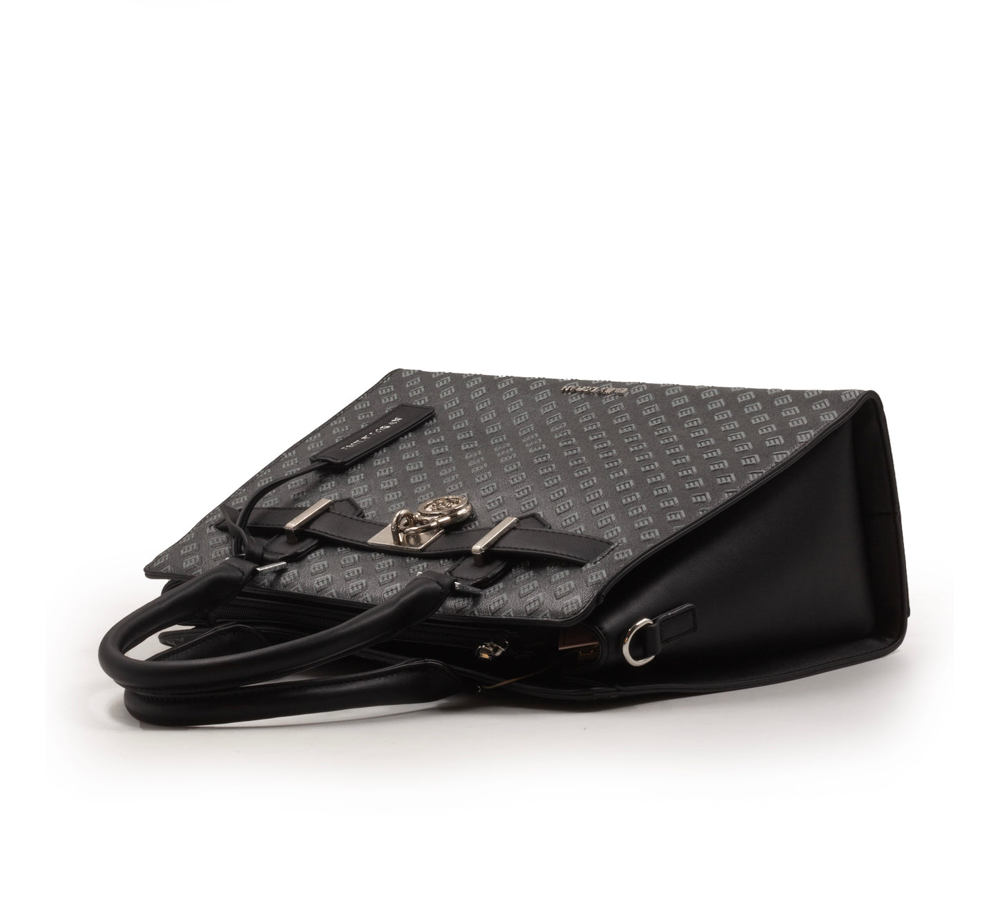 MODERN PRINTED HANDBAG WITH A CHAIN DETAIL -LARGE