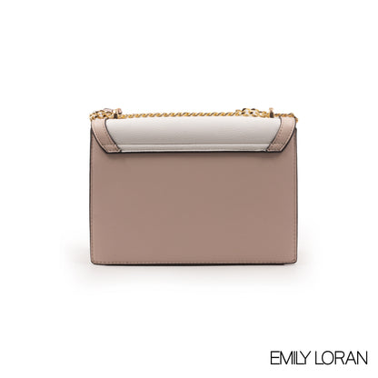 LEATHER CROSSBODY BAG WITH FLORAL , BUTTERFLY EMBROIDERY -MED