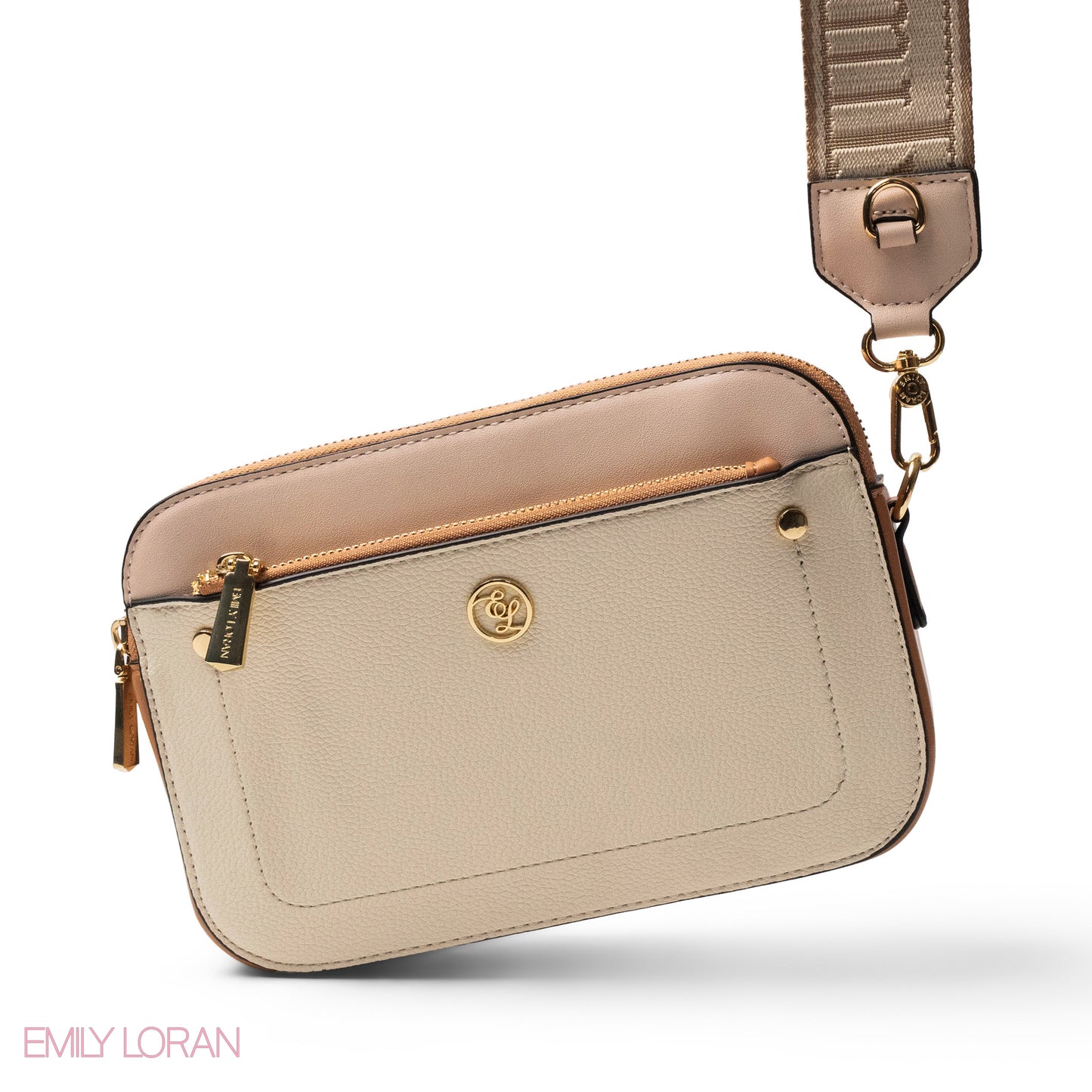 LEATHER CROSSBODY WITH DETAIL CROC TOUCH - SMALL