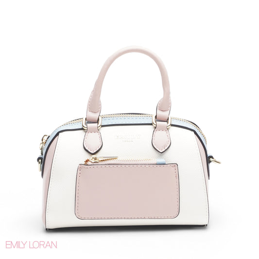 MULTI COLOR BAG WITH FRONT POUCH & GOLD CHAIN