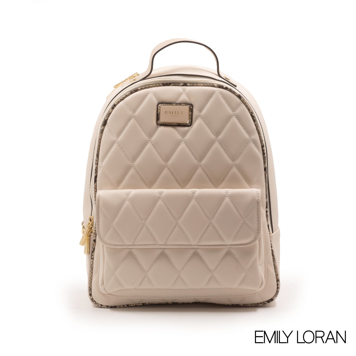 FAUX LEATHER BACKPACK WITH MINI SNAKE WALLET