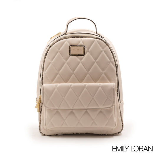 FAUX LEATHER BACKPACK WITH MINI SNAKE WALLET