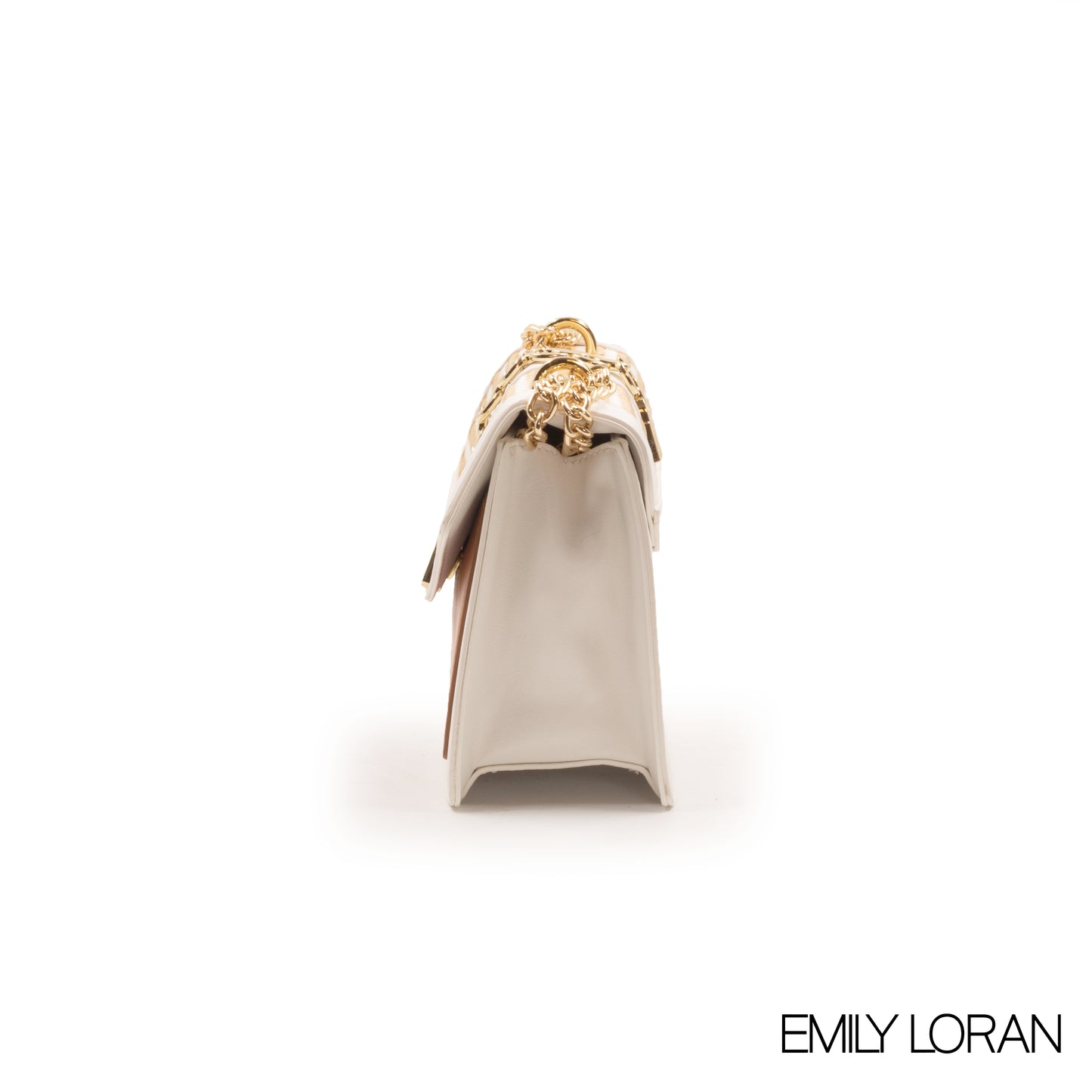 LEATHER CROSSBODY BAG WITH STRAW DETAILS- SMALL