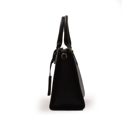MODERN PRINTED HANDBAG WITH A CHAIN DETAIL -LARGE