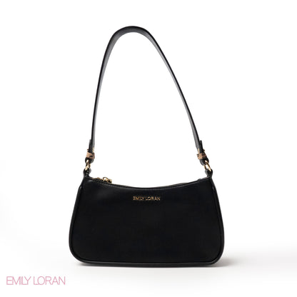 EMILY LORAN SHOULDERS BAG LEATHER AND FUR THREE-PIECES SET