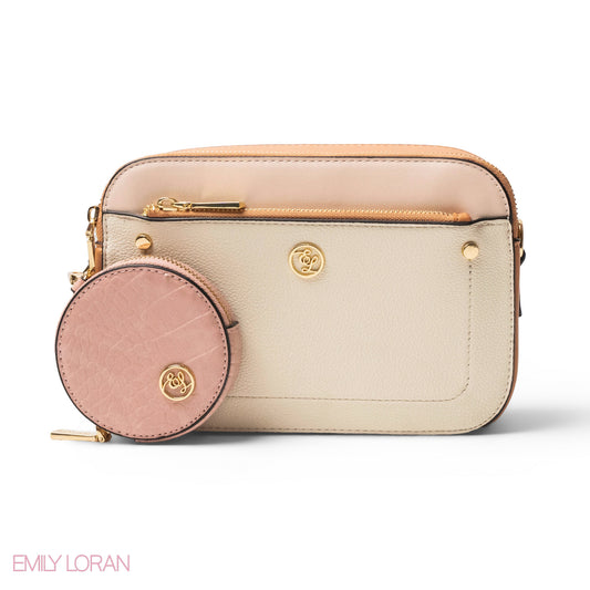 LEATHER CROSSBODY WITH DETAIL CROC TOUCH - SMALL