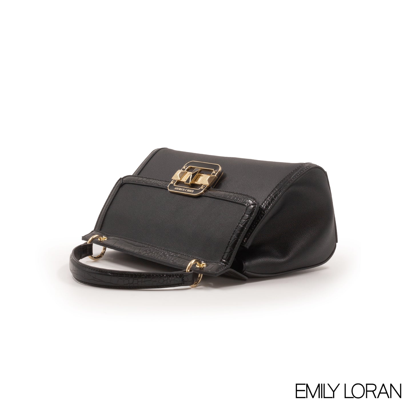 WOVEN STRAW HANDBAG WITH LEATHER ACCENTS -MED
