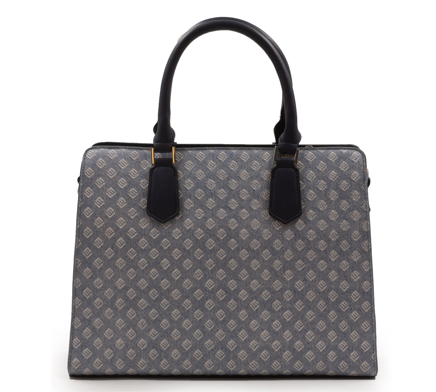 MODERN PRINTED HANDBAG WITH A CHAIN DETAIL-MED