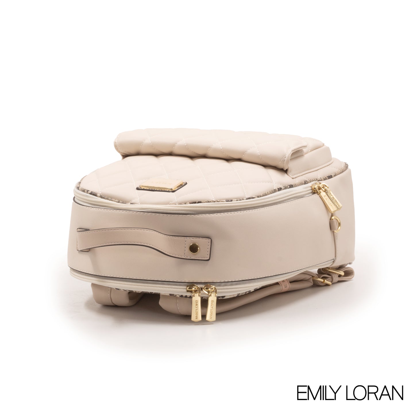 FAUX LEATHER BACKPACK WITH MINI SNAKE WALLET