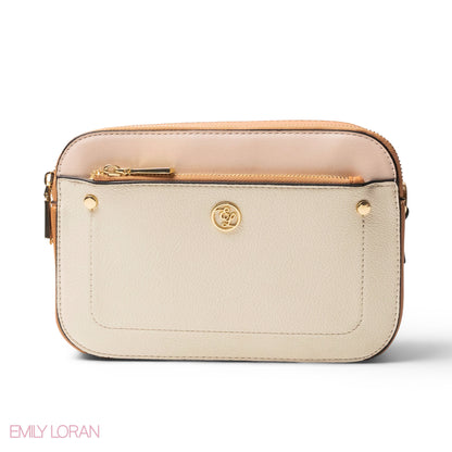 LEATHER CROSSBODY WITH DETAIL CROC TOUCH - SMALL