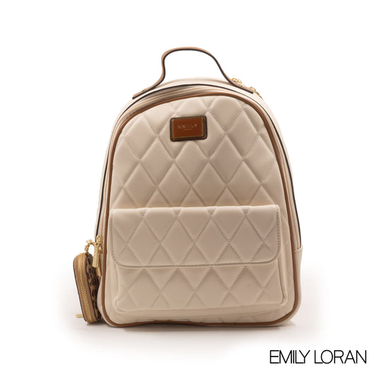 FAUX LEATHER BACKPACK WITH MINI TIGER WALLET