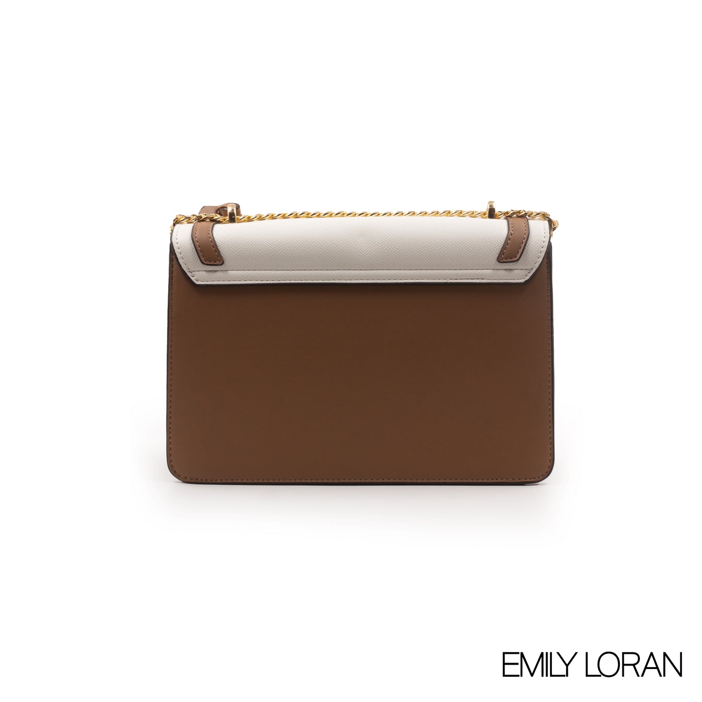 STRIPED NAVY COLOR CROSSBODY BAG WITH FLAP DETAILS-MED