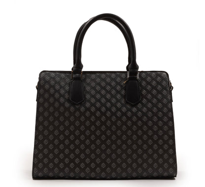 MODERN PRINTED HANDBAG WITH A CHAIN DETAIL -LARGE
