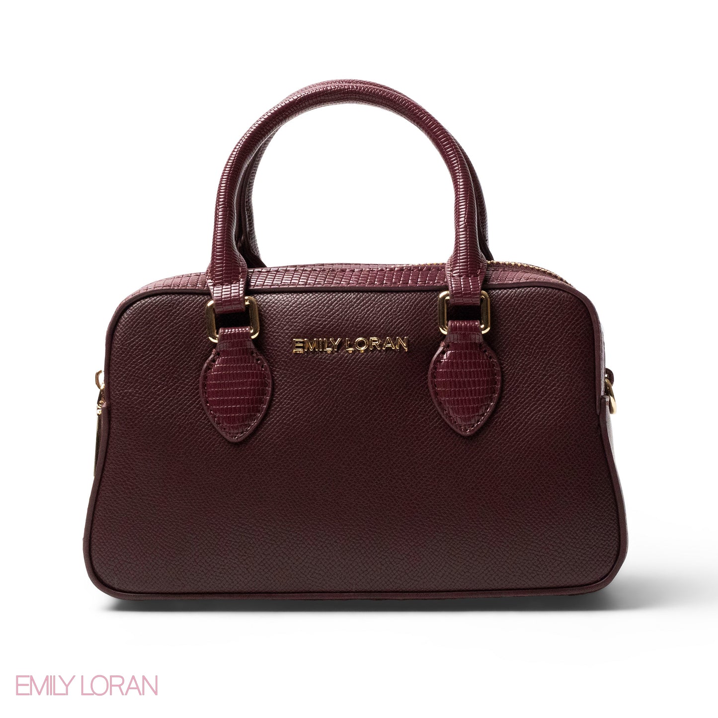 LEATHER HANDBAG WITH MINI WALLET SNAKE -SMALL