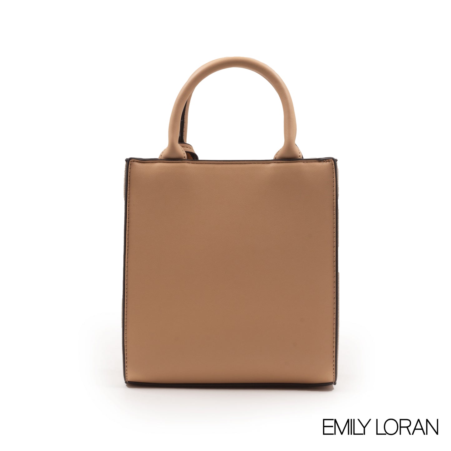 EMILY LORAN EMBOSSED LEATHER HANDBAG-SMALL